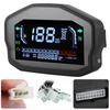 Motorcycle Speedmeter Fuel Level Gauge Refit LCD Instrument for 124 Cylinder Motor with LED