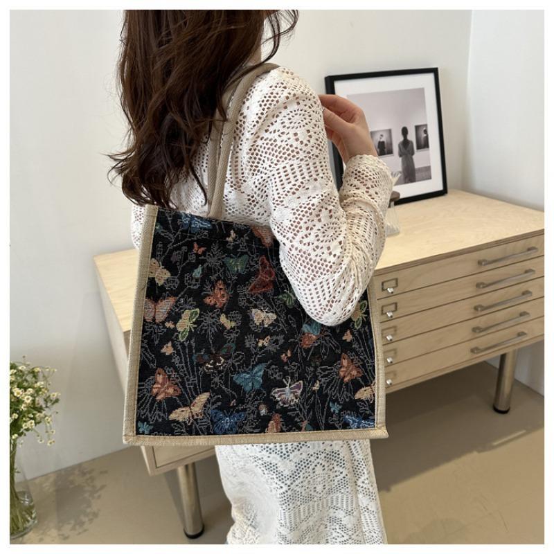 Vintage Handbag Personality Texture Commuter Bag Simple Small Fresh Class Tutoring Handbag for Women