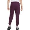 Nike Paris Saint Germain Logo Embroidered Drawstring Cuffed Knit Joggers Men Joggers Burgundy FN8490-610