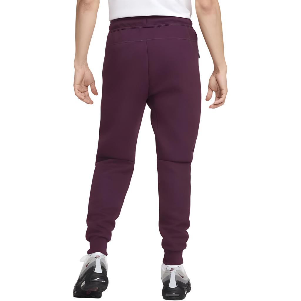 Nike Paris Saint Germain Logo Embroidered Drawstring Cuffed Knit Joggers Men Joggers Burgundy FN8490-610