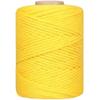 Cordelette - Coton - Corde Macramé - 3mm - 100m - Jaune - 15 Plis