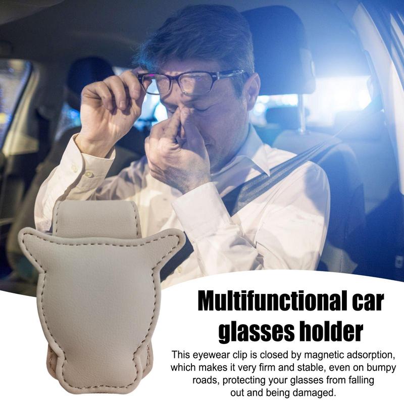 Sunglass Holder For Car Exquisite Sunglass Clip For Car Visor Eco-Friendly Multifunctional Car Visor Sunglasses Holder For Small