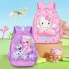 Adorable Cartoon Kids Backpack For Boys And Girls In Spiderman Blue Nylon Material