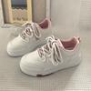 Spring New Student Thick-Soled White Shoes Women's Daily Versatile Casual Shoes Korean Sports Trendy Sneakers Women's