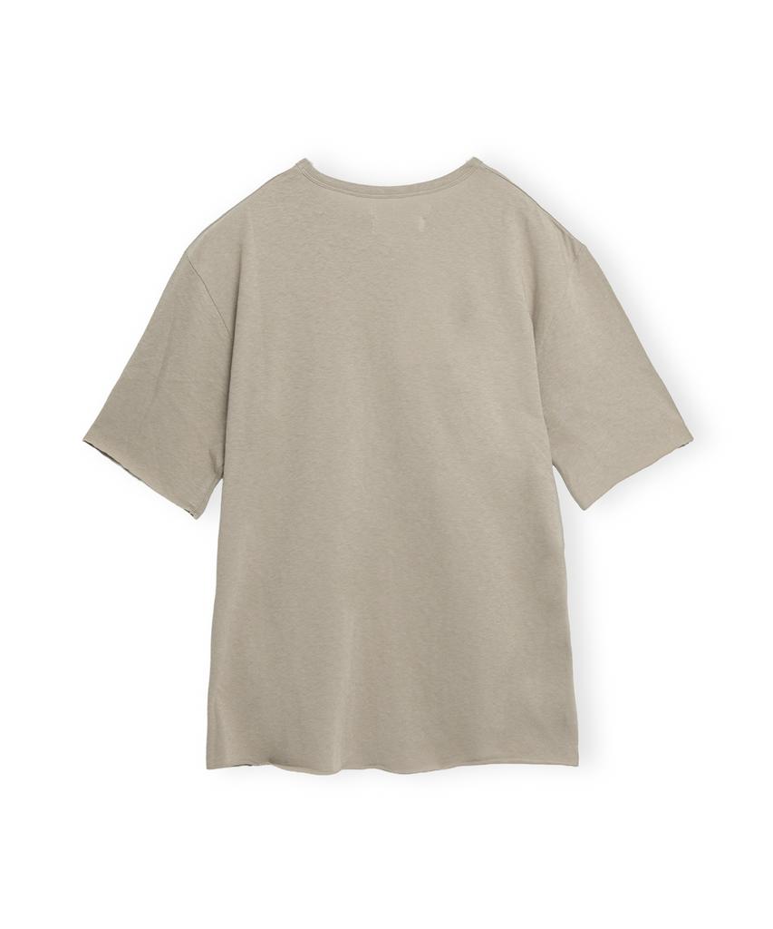 Beulaunyadeu Cut-Off Half Sleeve, Beige
