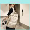 Large Capacity Japanese Style High School Student Backpack With Waterproof Nylon Material