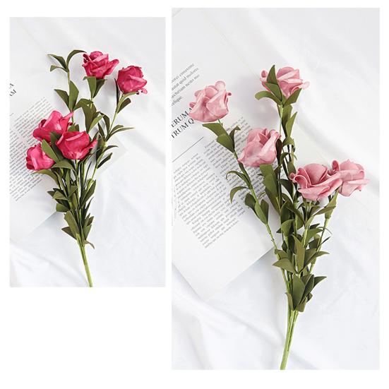 Modern Fake Flower Flexible Colorful Realistic