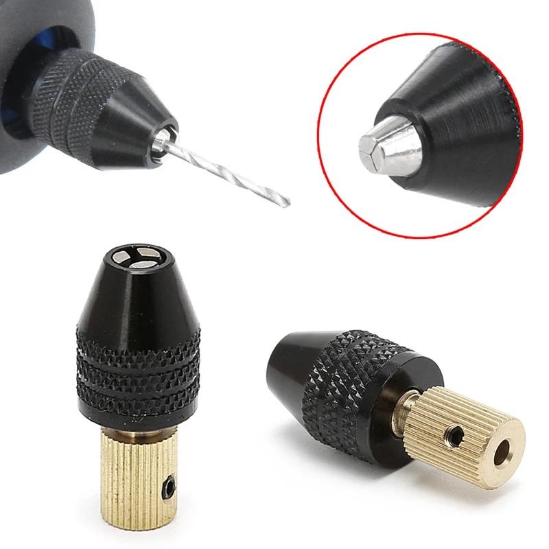 Micro Drill Chucks Electric Motor Shaft Clamp Fixture M8*0.75 Dremel Rotary DIY Tool Accessories Mini JTO Chuck Drills Bit