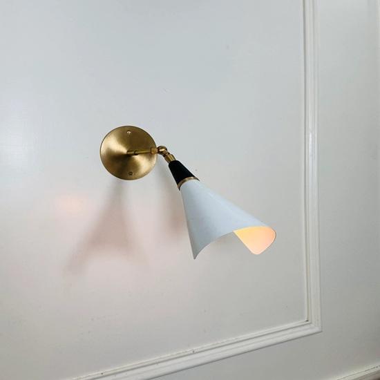 27,94 cm Håndlaget Messing Vegglampe Moderne Leselampe Hjem, Kontordekor