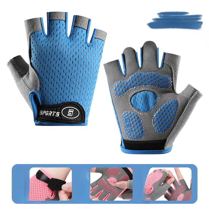 

Children s Sports Half-finger Protective Gloves Thin Roller Slip Anti Slip Wear Resistant Training Bicycle Bicycle Balance Bike Breathable M