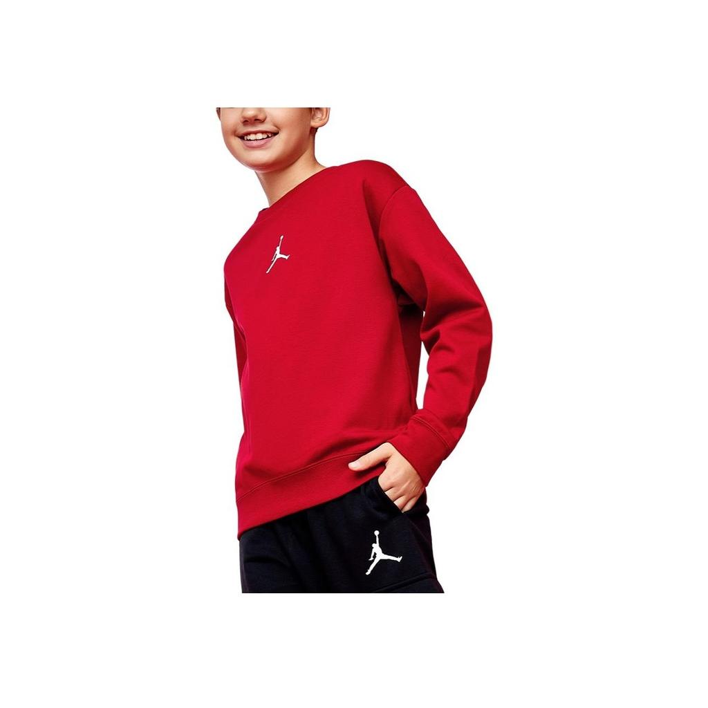 Jordan Hooded Pullover Comfortable Soft Sweatshirt Kids Sweatshirts Jester-Red JD2342109GS-002