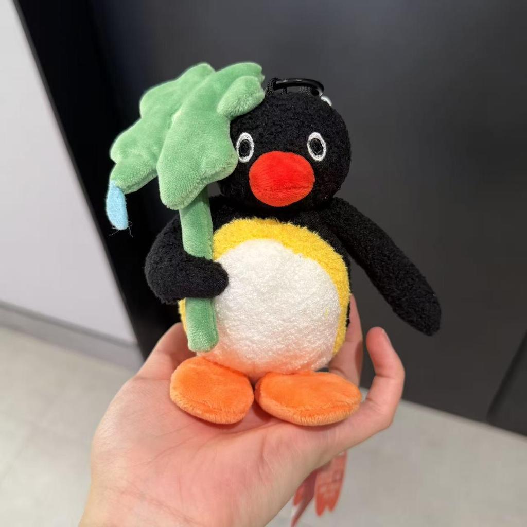 Genuine Penguin Family Bag Charm - Autumn/Winter Series Plush Toy Keychain