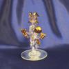 Fourcato Handmade Glass Feng Shui Good Luck and Good Fortune [Rising Dragon] SS x 3 Piece Set
