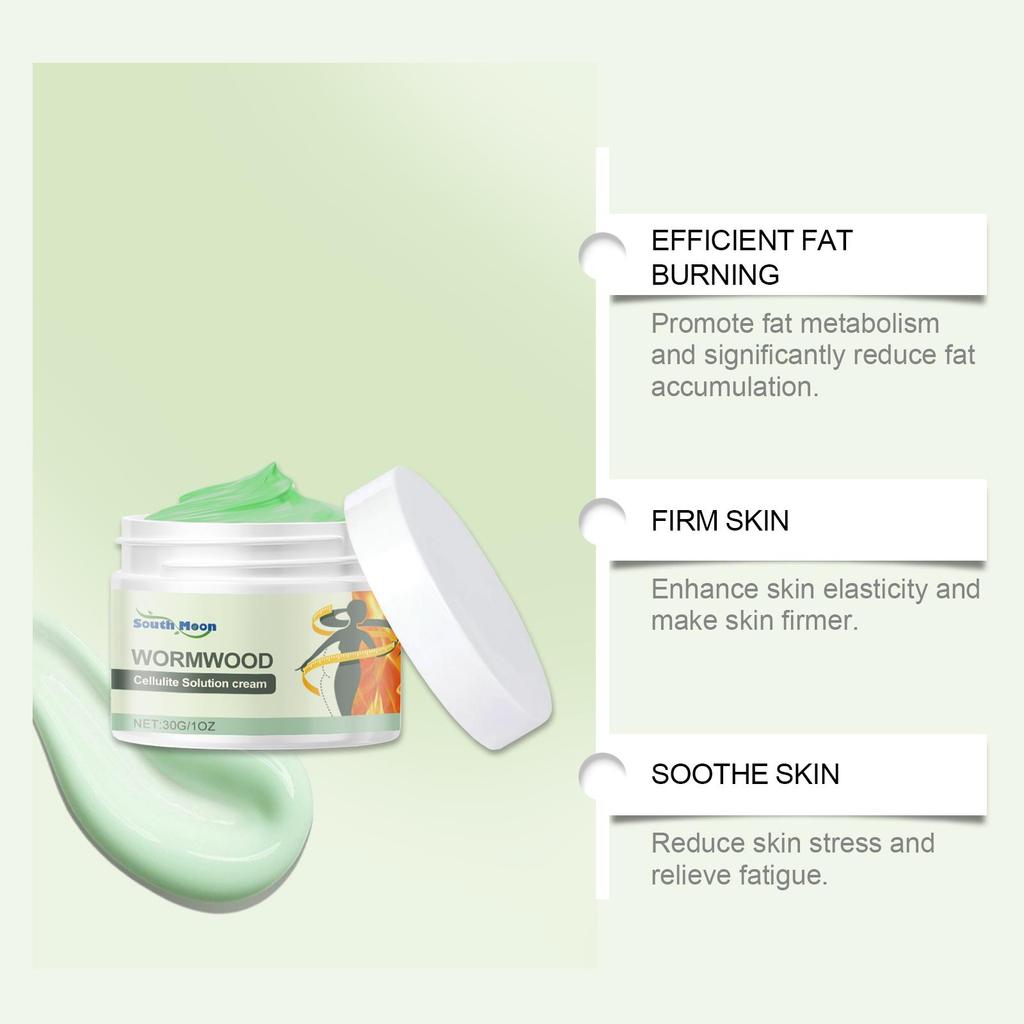 30g Krém s pelyňkem Léčivý Krém Botanické Extrakty Jemné Složky Hýčkající Pokožku Aplikátor na Tělo