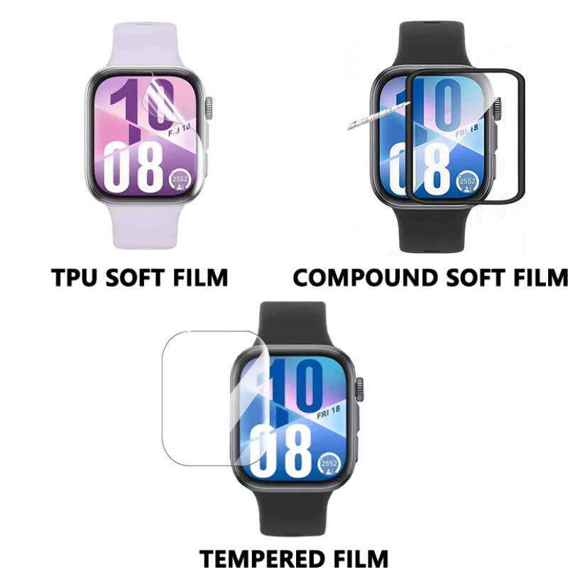 1/2 PCS Screen Protector for Huawei Watch Fit 4 film Anti-Scratch Tempered glass Protective TPU Soft for Huawei Watch Fit 4 pro