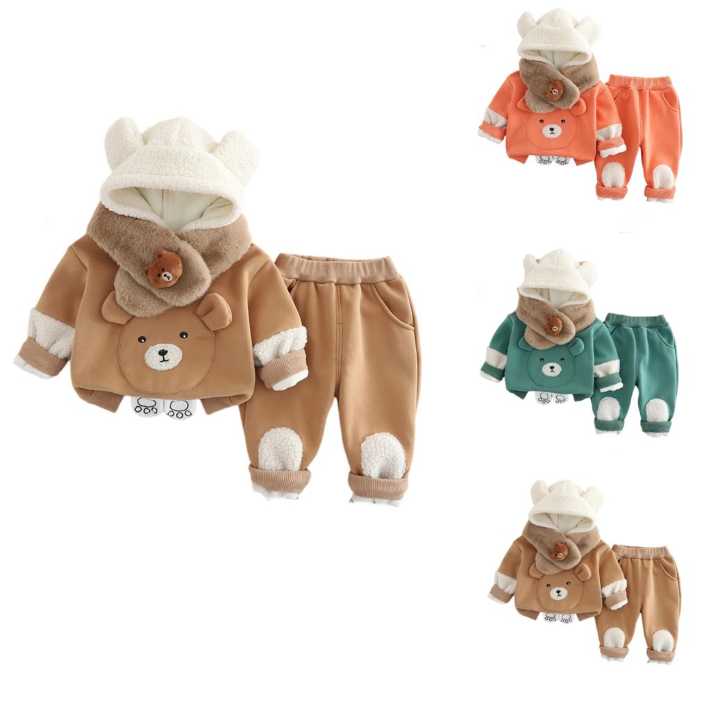 Kids Casual Long-Sleeve Set, Comfortable Daily Wear Outfits