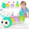 Cartoon Animal Electric Magnetic Swinging Music Light Caterpillar Toy