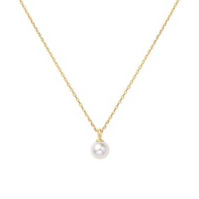 ANIA HAIE Gold Pearl Drop Pendant 925 Silver Necklace N065-01G