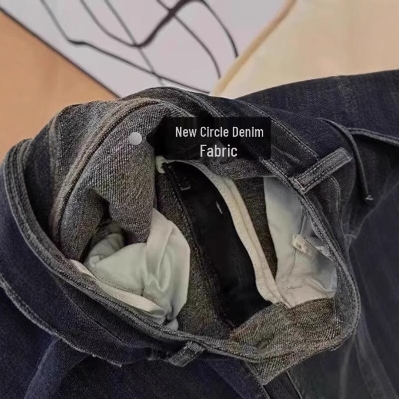 2024 Autumn Women's High Waist Plus Size Slimming Straight Leg Jeans