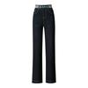 High Waist Wide Leg Women's Jeans - Plus Size, Slimming, Straight Loose Fit, 2025 Spring/Autumn Collection.