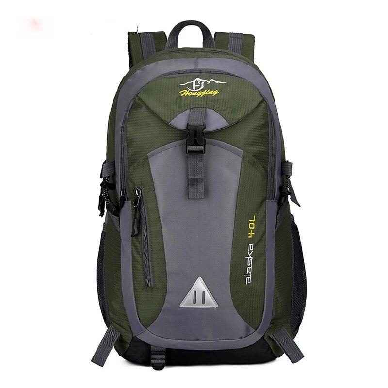 Classic Men Backpack Nylon Waterproof Men Casual Outdoor Travel Backpack Hiking Camping Mountaineering Backpack Sports Bag Women
