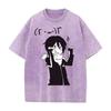 Yato Noragami Funny Clothing Men Women Short Sleeve Manga T-shirts Vintage Washed T Shirt Casual Cotton Tee Harajuku Male Tshirt