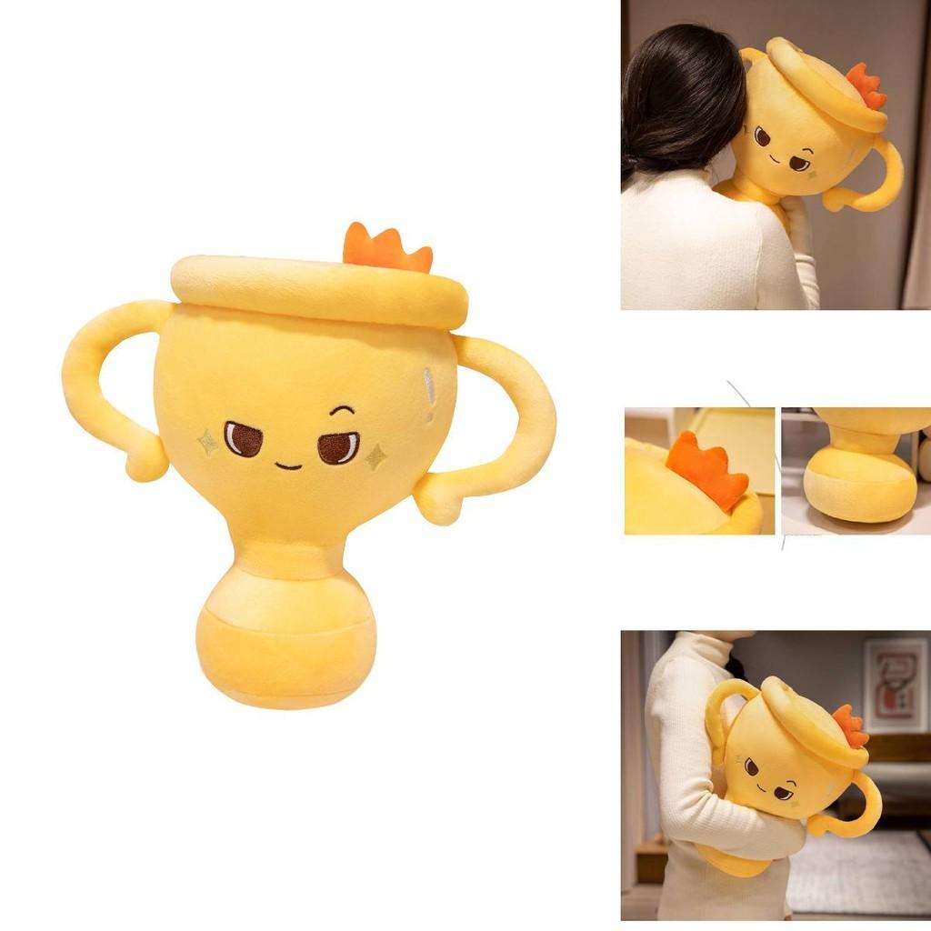 Creative Plush Trophy Pillow Toy For Fun School And Company Awards Unique Design