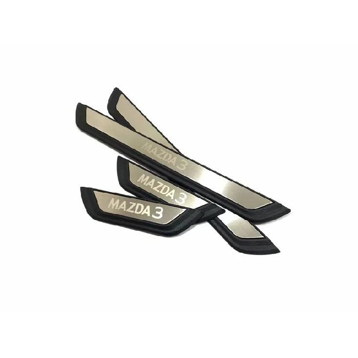 Für Mazda 3 2014 2015 -2017 2018      2024 Türschwellenabdeckung Einstiegsleiste Schutz Pedalschutz Autozubehör
