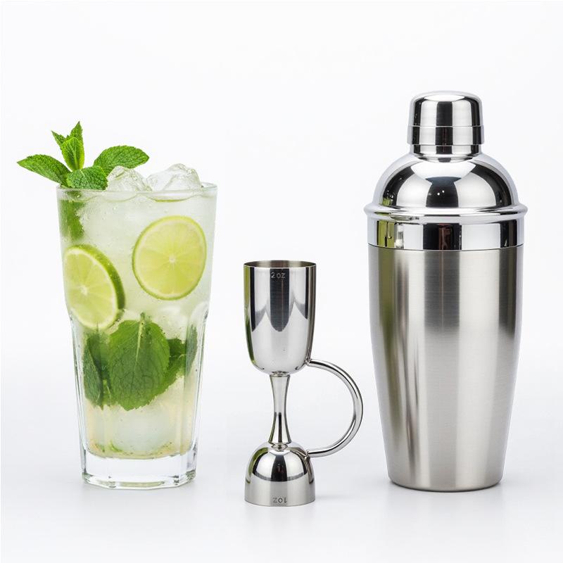 304 Stainless Steel Measuring Cup With Handle Steel Cocktail Jiggers Wine Dispenser Bartender Tools Bar Accessories