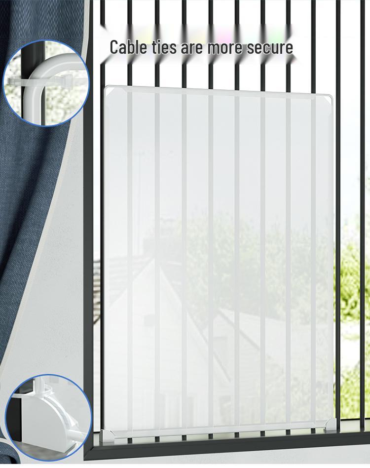 Balcony Privacy & Safety Screen: Rainproof, Dustproof, Pet-Protective Enclosed Railing
