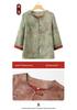 Grandma's Summer Three-Quarter Sleeve Top for Elderly Women