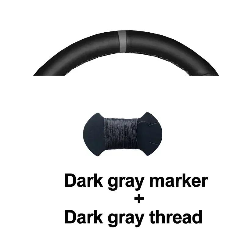 For Hyundai Kona I30 2017 2018 2019 2020 Hand Stitching Car Steering Wheel Cover Wrap Interior Non-slip Interior Accessorie