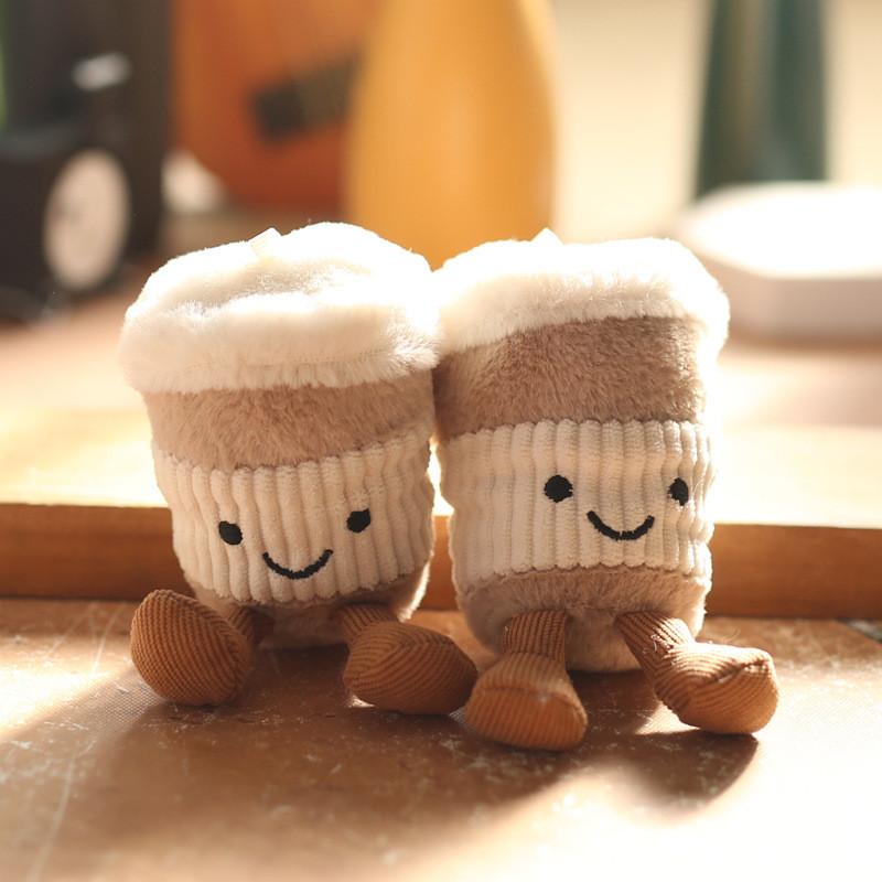 Tea Jellycat Milk Cup Design Plush Keychain Pp Cotton Stuffed Toy Gift Girls For