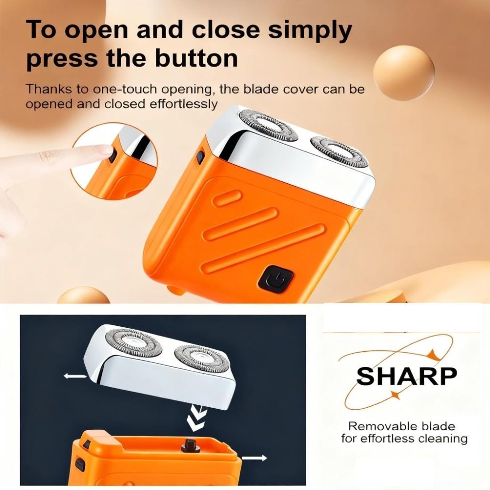 Rechargeable Electric Shaving Razor TYPE-C Rotating Shaver New Floating Shaver