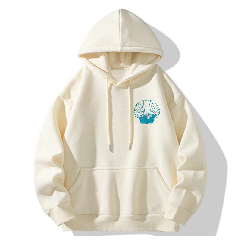 Unisex American Graffiti Print Hooded Sweatshirt