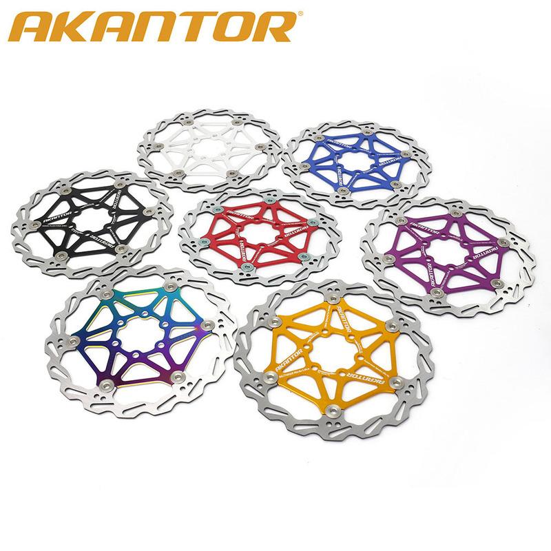 Mtb Bicycle Cooling Brake Floating Disc Scooter Rode Bike Floating Rotor Aluminum Alloy Six Pin Brake Discs 160mm 180mm 203mm