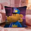DDogmans Cute Cartoon Cushion Cover Premium Comfort Reversible Pillow Cove Two In One Design For Any Room  Car Interior