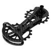 Set di ruote per puleggia jockey con cuscinetto in ceramica per bici da bicicletta 16T Guida per deragliatore posteriore CNC in fibra di carbonio