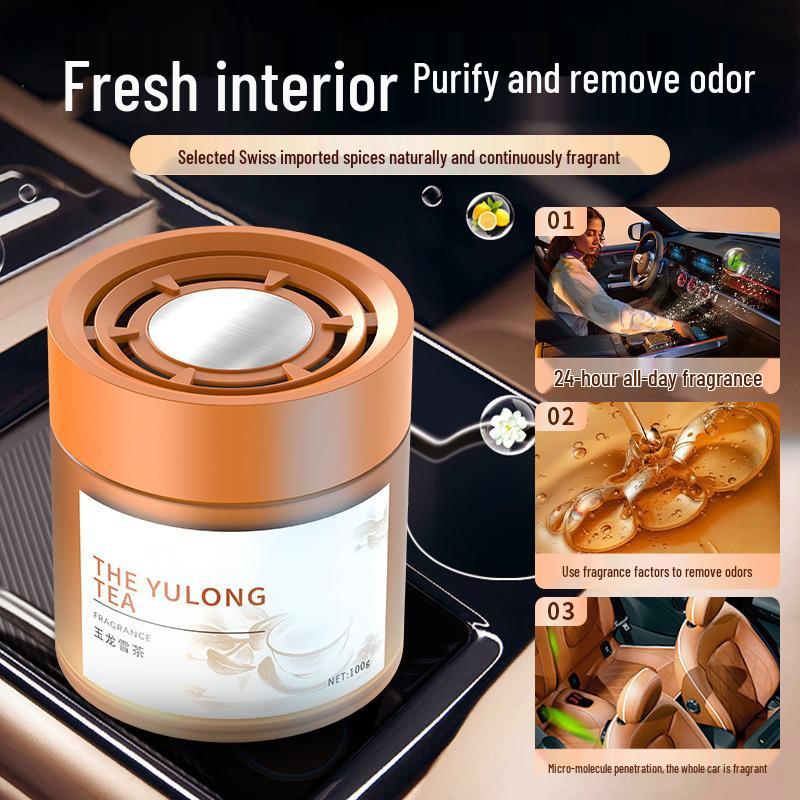 Men's Premium Car Perfume - Solid Fragrance Balm for a Light, Fresh Interior.