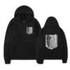 Attack on Titan Survey Corps Men's Hoodies Boys Harajuku Girls Pullover Fancy Music Gift Loose Comfortable Sweatshirt