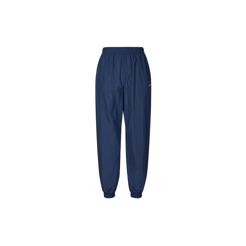 Nike Mid Rise Comfortable Soft Cuffed Knit Sports Pants Women Bottoms Deep-Blue FV7669-478