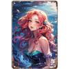 Fox Anime Pinup Girls Metal Tin Signs Wall Decoration Plaque Vintage Poster Iron Painting for Man Cave Home Cafe Garden Club Bar