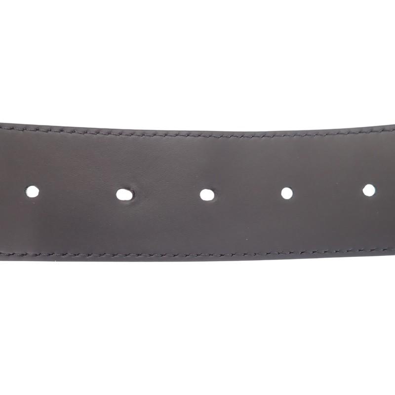 LOUIS VUITTON  M0424S 40 Monogram belt black Calfskin mens