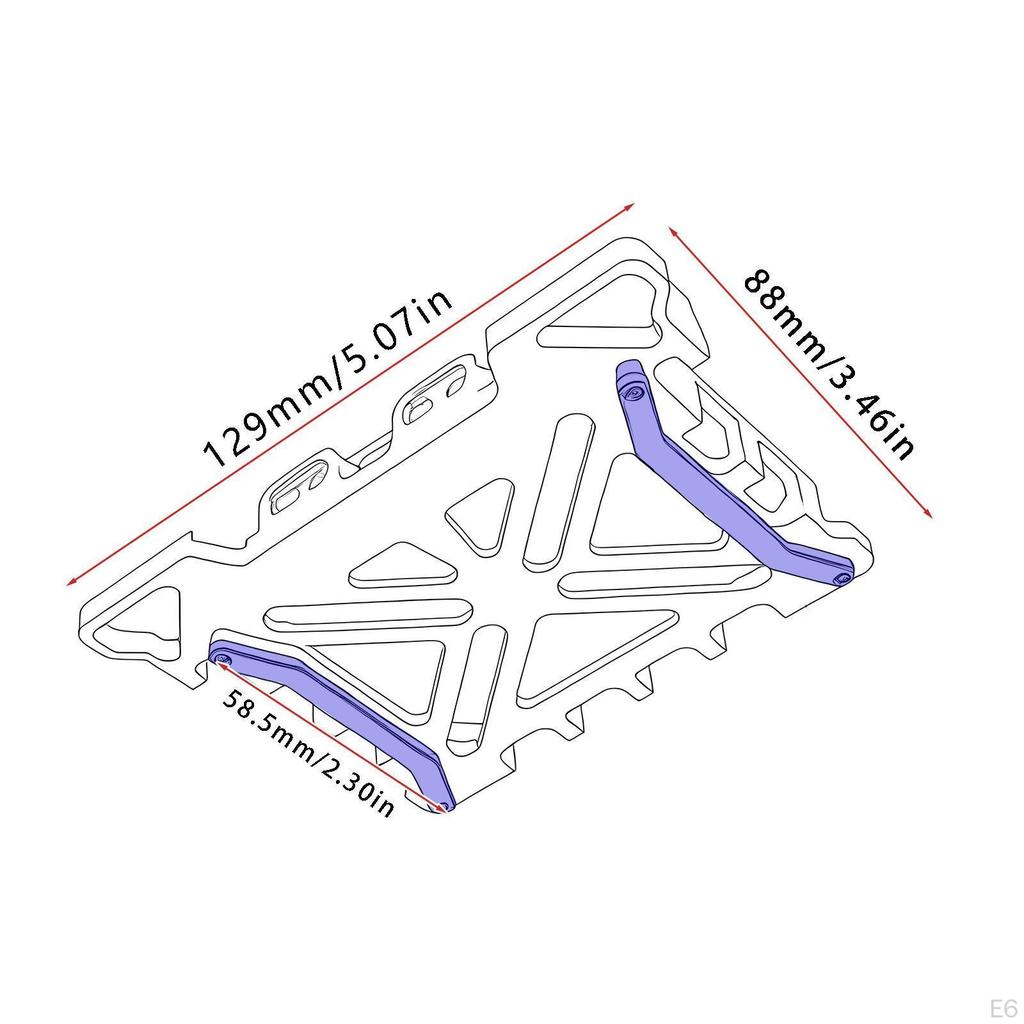RC Car Baggage Rack Decoration Accessories Easy Installation Model Vehicle Accessory Upgrade
