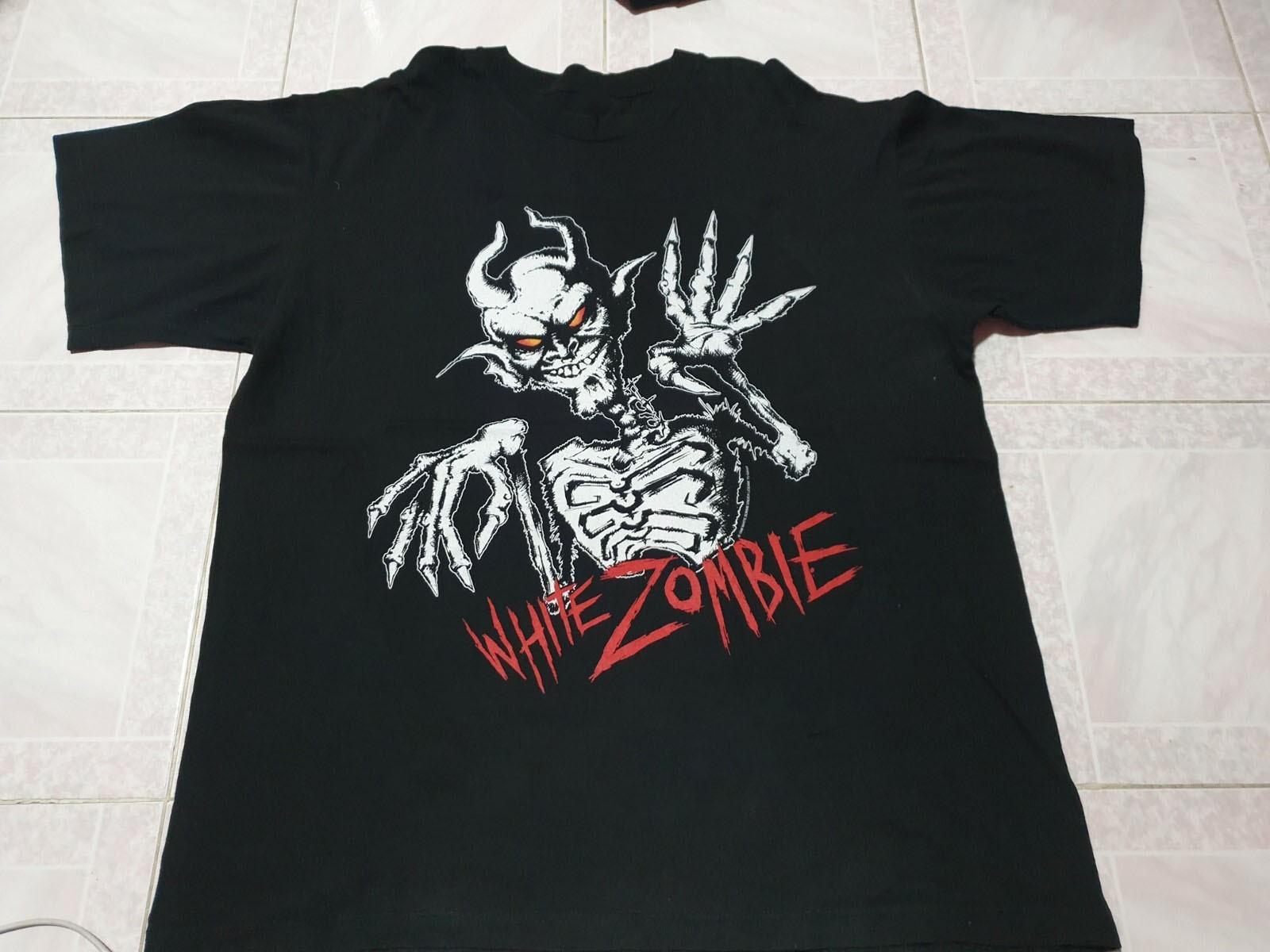 Новая Редкая Винтажная 90-х White Zombie 1996 Подарок для Фанатов Унисекс S-5XL Футболка SS2553 S