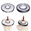 Handmade Ruffle Neck Collar Ruff Collar Adjustable Collar for Masquerades Parties Cosplay Event Costume Neckwear All Age