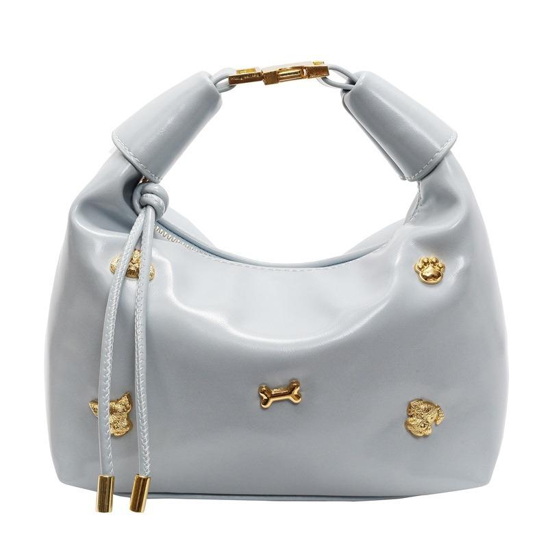 

Маленькая сумка женская новая универсальная сумка-мессенджер сейчас популярна женская сумка-пельмень синий