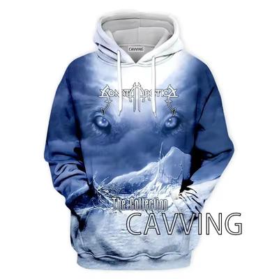 Moda Erkek 3D Baskı Sonata Arctica Grup Kapüşonlular Kapüşonlu Sweatshirtler Harajuku Kapüşonlu Sweatshirtler Üstler Giyim