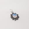 Milky Opal Gemstone 925 Sterling Silver Jewelry Handmade Pendant 1.37" For Women CP-40-15