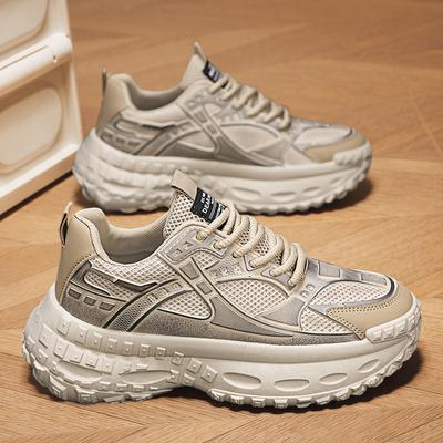Trendy Men Sneakers Luxury Chunky Casual Sneakers For Man Height Increasing Dad Shoes Breathable Sports Shoes Male Sneakers
